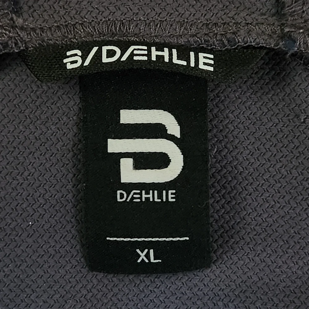 Bjorn Daehlie Gatineau Jacket Mens XL‎ Blue Teal Gray Hooded Softshell Running